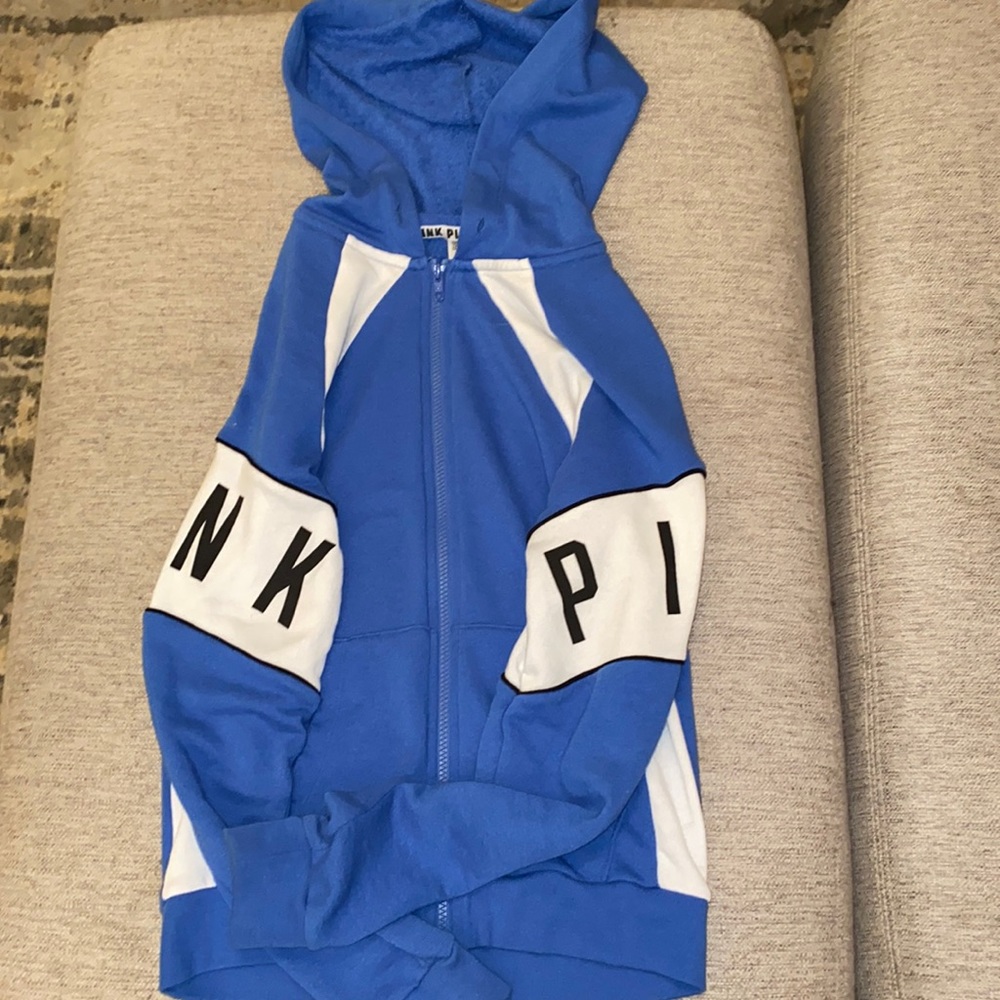 Pink zip up jacket